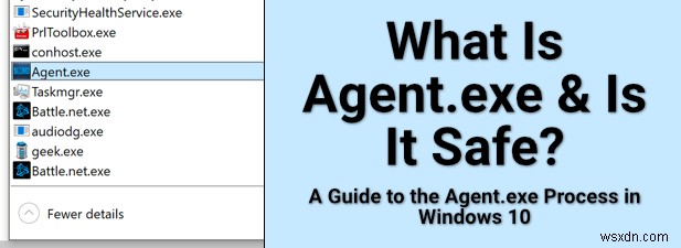 Agent.exe क्या है और क्या यह सुरक्षित है?