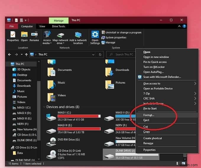 Windows 10 पर SD कार्ड को कैसे फॉर्मेट करें