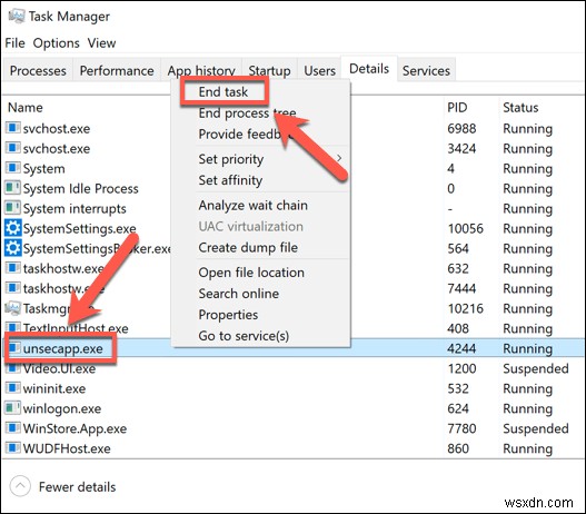 Unsecapp.exe क्या है और क्या यह सुरक्षित है?