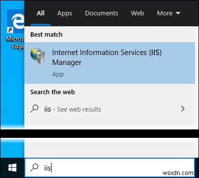 Windows 10 पर IIS में एक वेबसाइट स्थापित और सेटअप करें