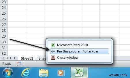 विंडोज 7 में टास्कबार में प्रोग्राम पिन करने में असमर्थ? 