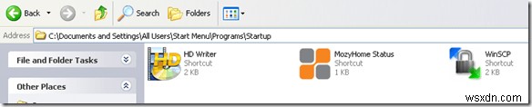 Windows XP में स्टार्टअप में प्रोग्राम कैसे जोड़ें 