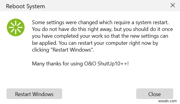 O&O ShutUp10 समीक्षा - Microsoft को आपकी जासूसी करने से रोकें