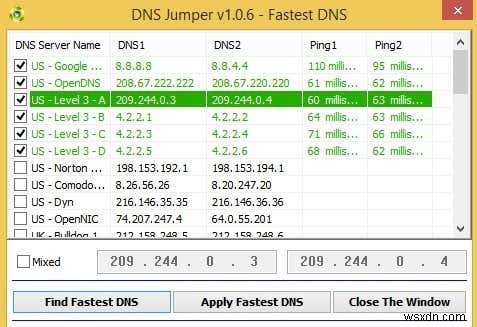विंडोज़ में DNS सर्वर बदलने के लिए 5 उपयोगिताओं की समीक्षा की गई 