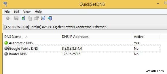 विंडोज़ में DNS सर्वर बदलने के लिए 5 उपयोगिताओं की समीक्षा की गई 