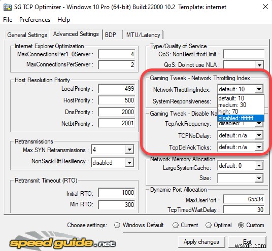 Windows 10 में TCP/IP सेटिंग्स को कैसे ऑप्टिमाइज़ करें