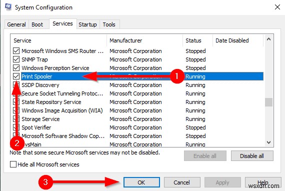 Windows 10 पर प्रिंट स्पूलर सेवा को अक्षम कैसे करें