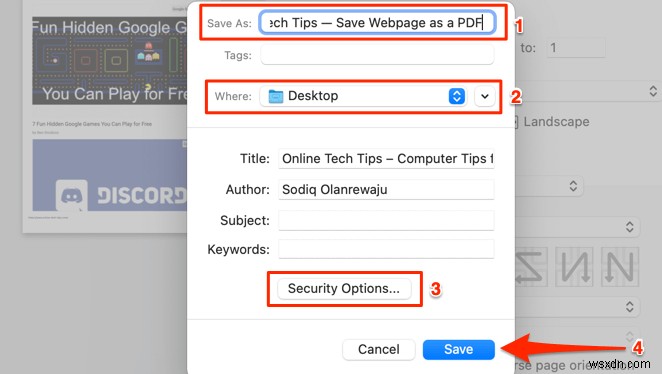 मैक और विंडोज पर वेब पेज को पीडीएफ के रूप में कैसे सेव करें 