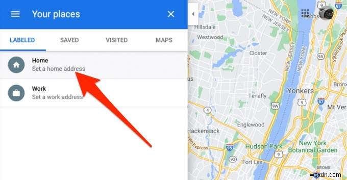 Google मानचित्र में अपने घर का पता कैसे सेट करें 