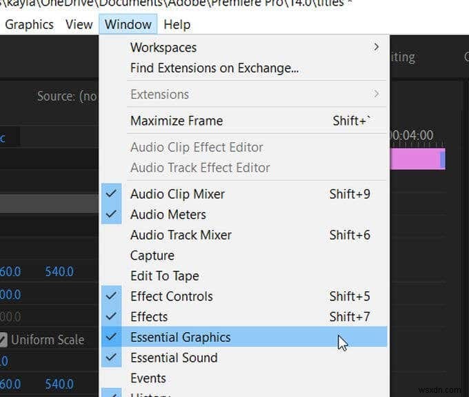 Adobe Premiere Pro में टाइटल ग्राफ़िक्स कैसे बनाएं