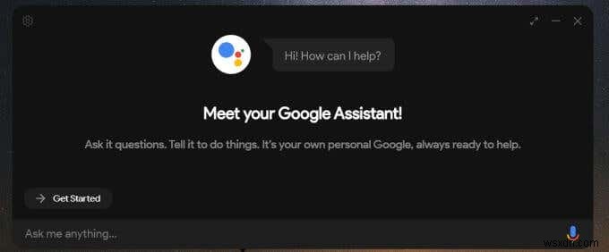 Windows 10 पर Google Assistant का उपयोग कैसे करें