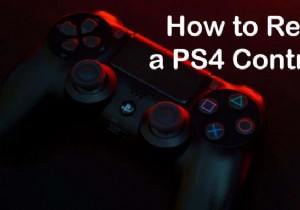 PS4 नियंत्रक को कैसे रीसेट करें 
