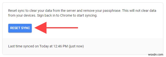 समस्याओं को ठीक करने के लिए क्रोम सिंक को कैसे रीसेट करें 