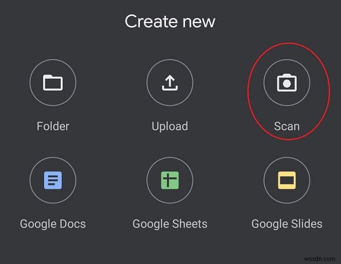 अपने फ़ोन से Google डिस्क पर स्कैन कैसे करें 