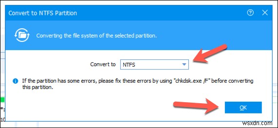 विंडोज ड्राइव को FAT32 से NTFS में कैसे बदलें 