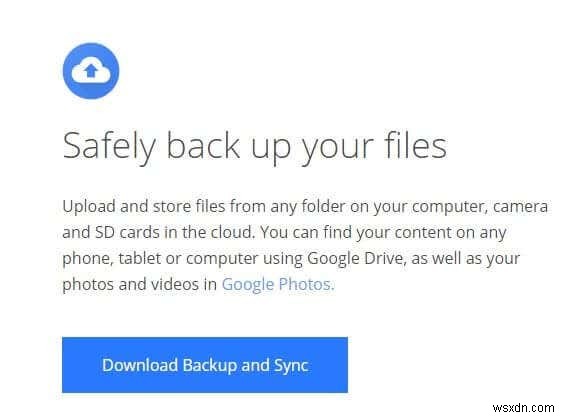 अपनी हार्ड ड्राइव का बैकअप लेने के लिए Google बैकअप और सिंक का उपयोग कैसे करें