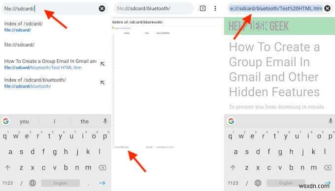 Google क्रोम में एक HTML फ़ाइल कैसे खोलें 