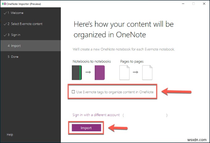 अपने एवरनोट नोट्स को Microsoft OneNote में कैसे माइग्रेट करें? 