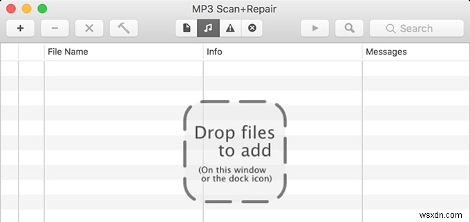 क्षतिग्रस्त MP3 फ़ाइलें ढूंढें और ठीक करें 