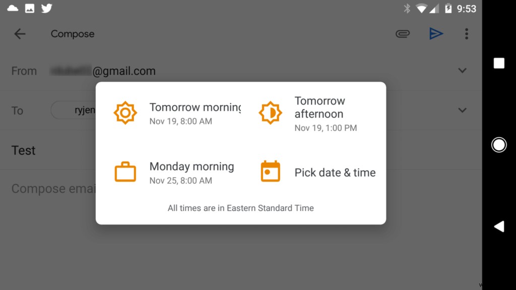 एक निर्धारित समय पर बाहर जाने के लिए ईमेल कैसे शेड्यूल करें 
