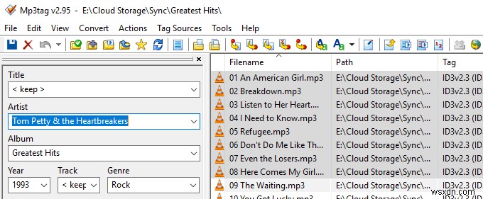 अपनी सभी MP3 मेटाडेटा फ़ाइलों का बैच कैसे नाम बदलें
