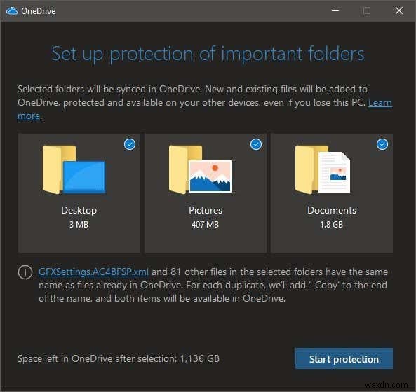 OneDrive के साथ महत्वपूर्ण Windows फ़ोल्डरों का स्वचालित रूप से बैकअप लें 