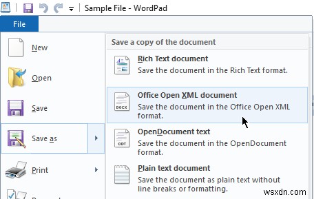 एक ODT फ़ाइल को आसान तरीके से शब्द में कैसे बदलें﻿