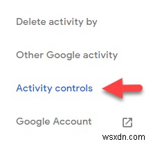 Google द्वारा एकत्रित की गई व्यक्तिगत गतिविधि जानकारी हटाएं