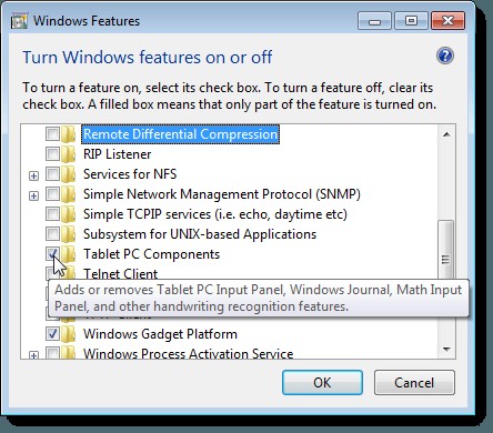 Windows सुविधाओं को सक्षम और अक्षम करें 