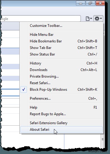 Apple के Safari ब्राउज़र को Windows में अपडेट करें