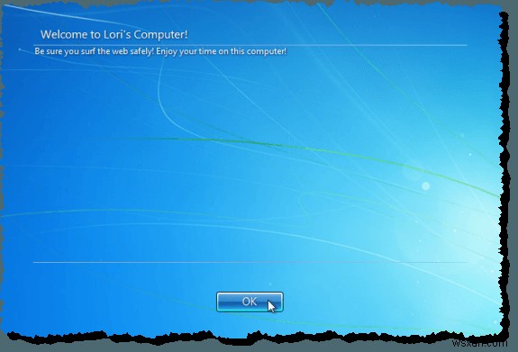 Windows 7/8/10 . में उपयोगकर्ताओं के लिए लॉगऑन स्क्रीन पर एक संदेश जोड़ें 