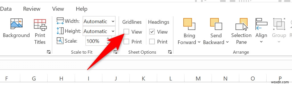 Excel में ग्रिडलाइन कैसे निकालें