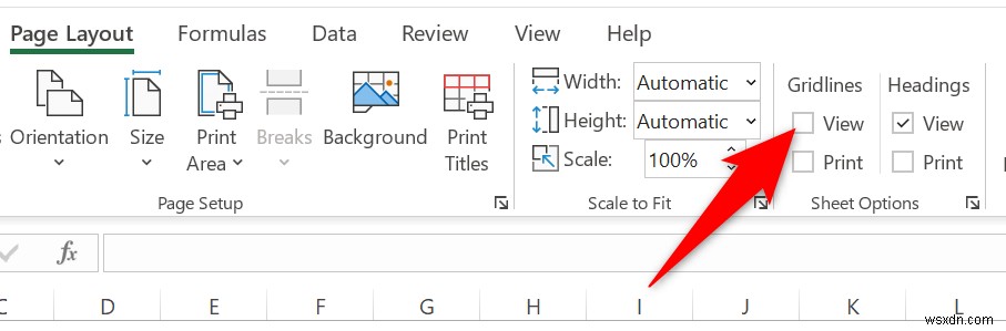 Excel में ग्रिडलाइन कैसे निकालें