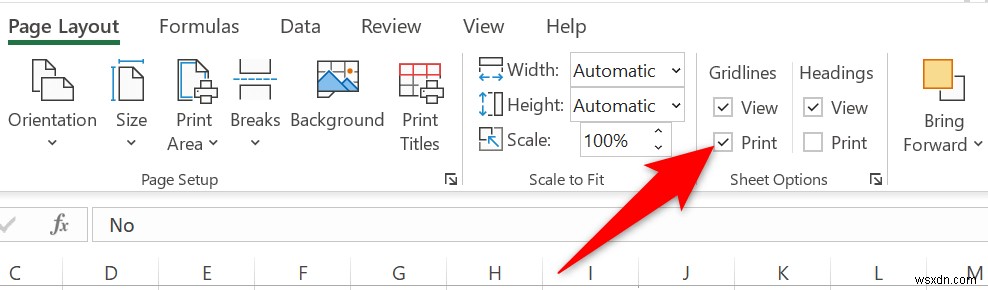 Excel में ग्रिडलाइन कैसे निकालें