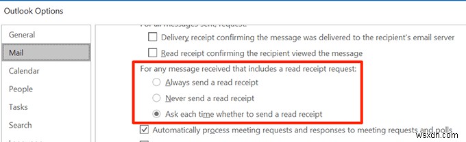 आउटलुक में पठन रसीद कैसे सेट करें 