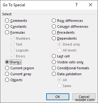 Excel में ब्लैंक लाइन्स को कैसे डिलीट करें