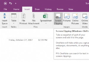 OneNote का उपयोग करके स्क्रीनशॉट कैसे लें और डालें