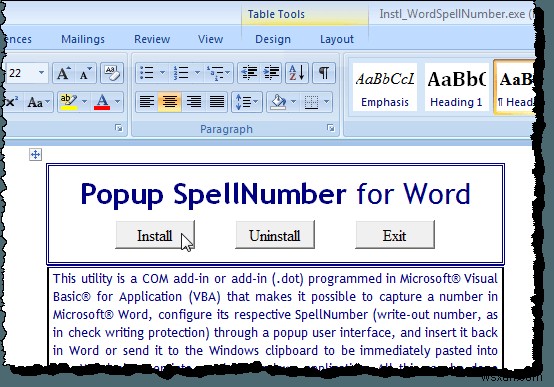 Word और Excel में त्वरित रूप से संख्याओं की वर्तनी करें 