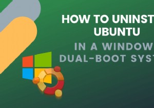 Windows 10 डुअल-बूट सिस्टम में Ubuntu अनइंस्टॉल कैसे करें