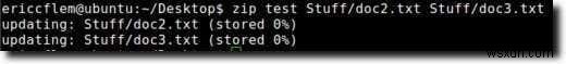 टर्मिनल का उपयोग करके लिनक्स में ज़िप फ़ाइलें बनाएं और संपादित करें 