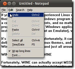 Linux में वाइन एप्लिकेशन थीम के लिए MSStyles का उपयोग करें