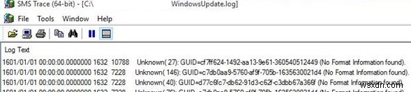 Windows 10 / Windows Server 2016 पर WindowsUpdate.log को कैसे देखें और पार्स करें? 