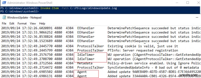 Windows 10 / Windows Server 2016 पर WindowsUpdate.log को कैसे देखें और पार्स करें? 