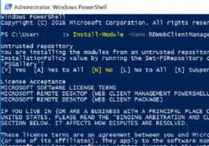 Windows Server 2016 RDS पर दूरस्थ डेस्कटॉप HTML5 वेब क्लाइंट 