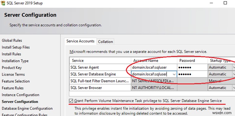 MS SQL सर्वर 2019 इंस्टॉलेशन गाइड:मूल सेटिंग्स और अनुशंसाएँ 