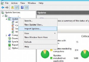 Microsoft अद्यतन कैटलॉग से WSUS में अद्यतन को मैन्युअल रूप से आयात (जोड़ें) कैसे करें? 