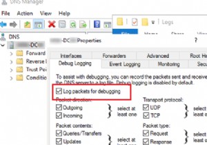 Windows सर्वर पर DNS क्वेरी लॉगिंग और पार्स लॉग फ़ाइल को कैसे सक्षम करें? 