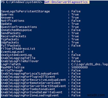 Windows सर्वर पर DNS क्वेरी लॉगिंग और पार्स लॉग फ़ाइल को कैसे सक्षम करें? 