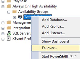 SQL सर्वर पर हमेशा-चालू उच्च उपलब्धता समूहों को कॉन्फ़िगर करना 