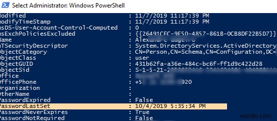 Get-ADUser:PowerShell के साथ सक्रिय निर्देशिका उपयोगकर्ता जानकारी प्राप्त करें 